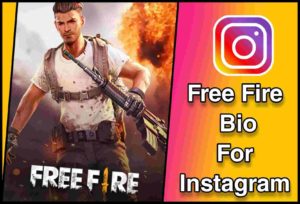 Free Fire Bio For Instagram
