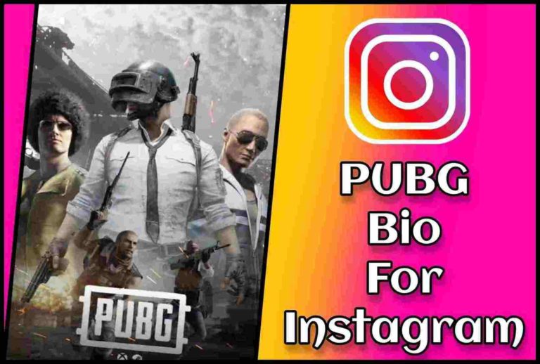PUBG Bio For Instagram