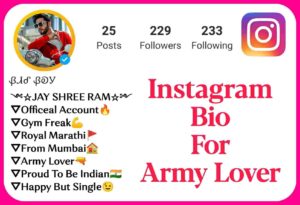 150+ Army Bio For Instagram | Instagram Bio For Army Lovers 2023