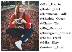 Instagram Usernames For Girls